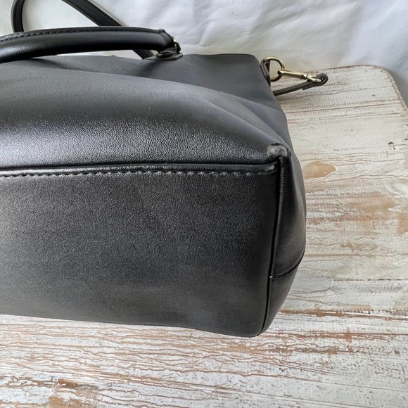 Anne Klein Tote, Shoulder or Crossbody Style Bag, Black, Large, VGC! - Picture 8 of 15